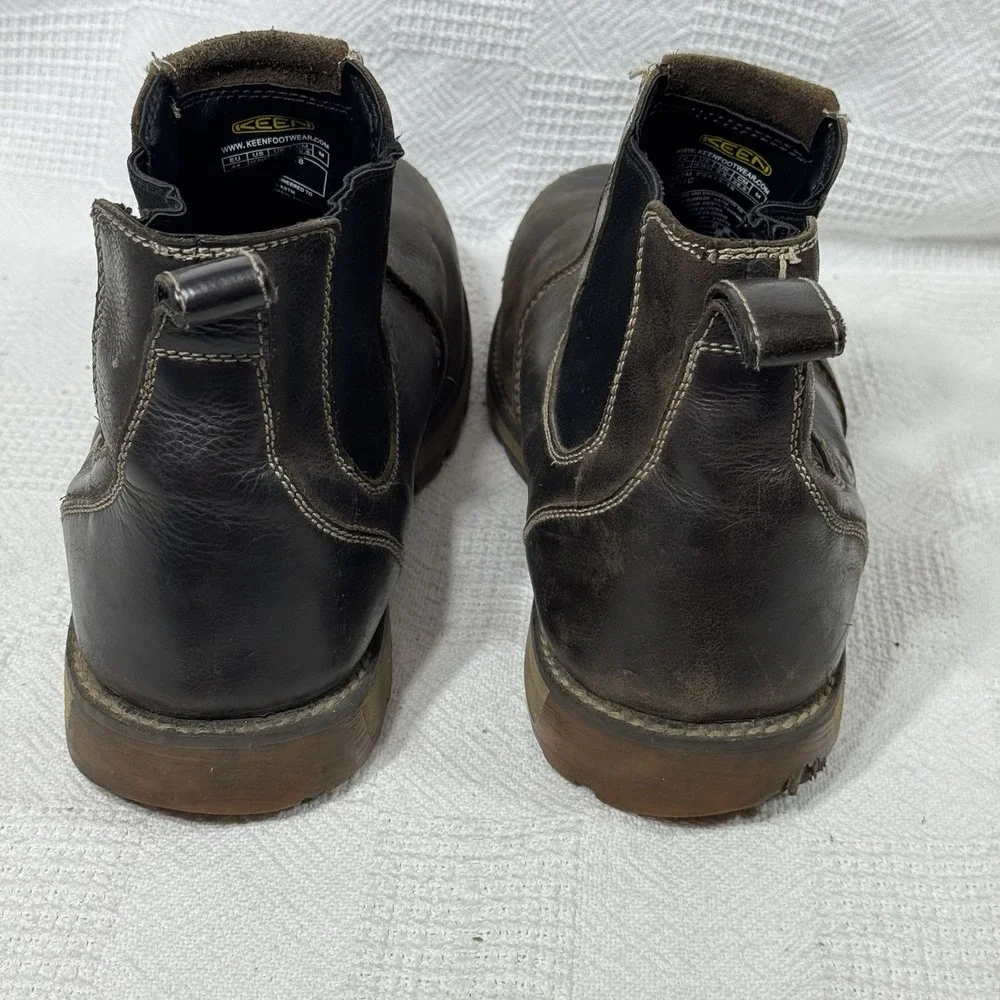 Keen Shoes Men's Seattle‎ Romeo Chelsea Steel Toe Boots Size 10.5